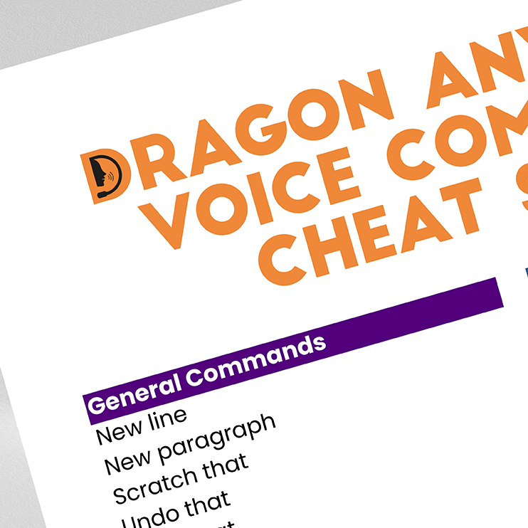 dragon-anywhere-cheat-sheet-daw004_001-corner Section of Dragon Anywhere cheat sheet showing common phrases and examples on white background in Poppins